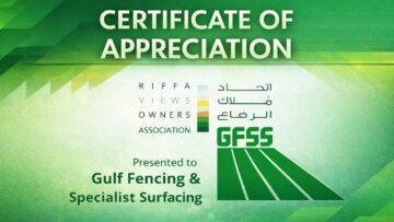 Certificate of Appreciation